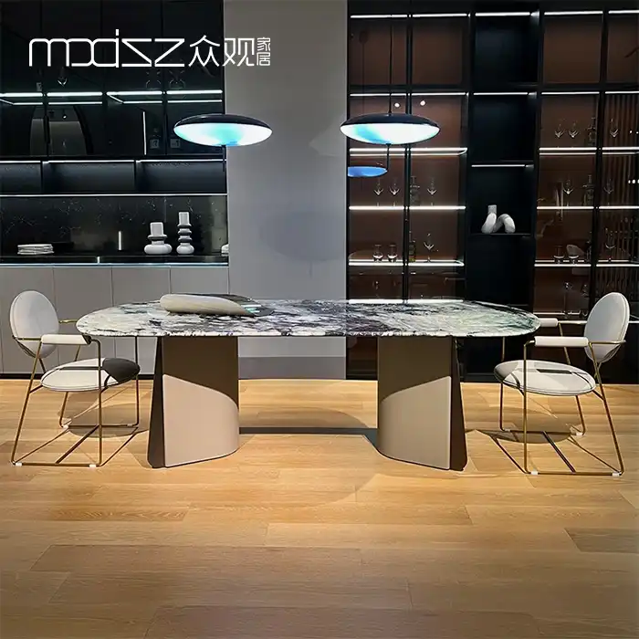 Luxury Stone Butterfly Dining-Table